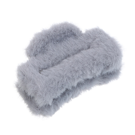 ЮНИLOOK Краб для волос, 9см, пластик, полиэстер, 6 цв., ACS25-14