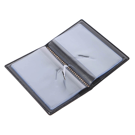 Визитница-картхолдер тм ЮL на 10 карт с удерживающей резинкой, ПВХ, 10,4х7см, 6 дизайнов