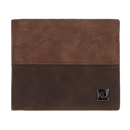 ЮL Портмоне мужское, ПУ, 11,5х9,5см, 2 цвета, ПМ23-08