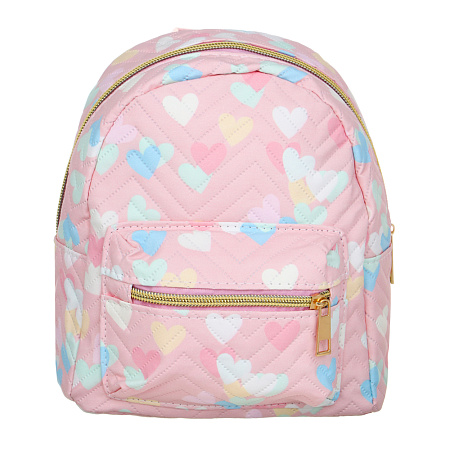ЮL Лилита Рюкзак детский с сердечками, ПУ, 22х17х9см, 3 цвета, КЖС24-29