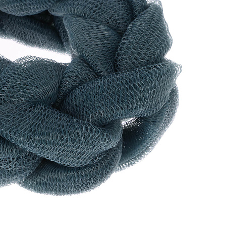 Мочалка косичка тм ЮL банная, полиэтилен, 70гр, 4-6 цветов