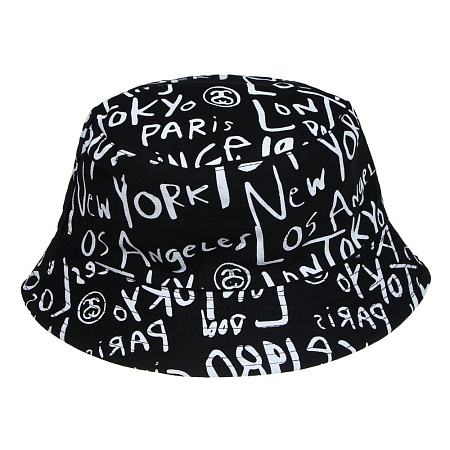 GALANTE Панама взрослая, р.58, 100% хлопок, черный, ВЛ25-08