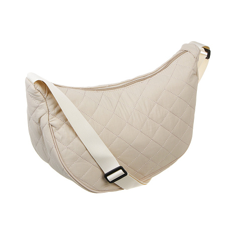 Сумка стеганая на молнии с длинным ремнем ЮL Фридом, 34x21x12 см, полиэстер, 2-3 цвета