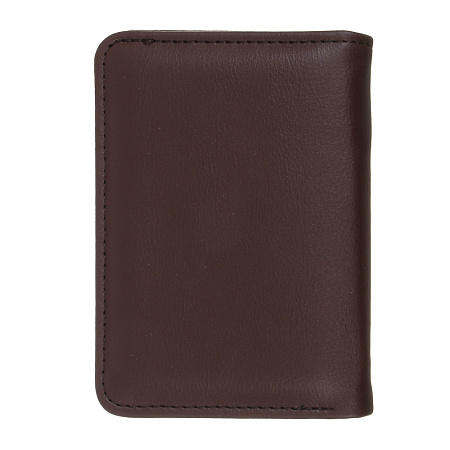 Кардхолдер для карт и купюр 8 слотов тм ЮL Diplomat, ПУ, 11х8 см, 2 цвета