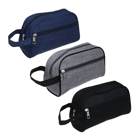 ЮL Несессер с 2-мя отделениями, 100% полиэстер, 23х14х8 см, 3 цвета