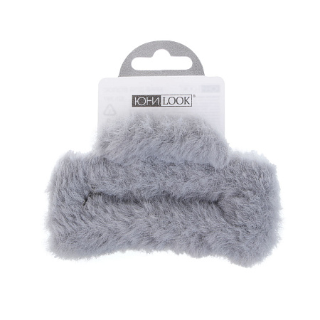 ЮНИLOOK Краб для волос, 9см, пластик, полиэстер, 6 цв., ACS25-14