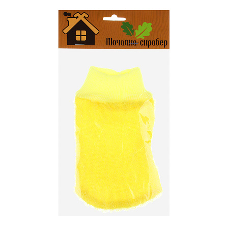 ЮL Мочалка рукавица банная с отшелушивающим эффектом, полипропилен,  11х19см, 6-12 цветов