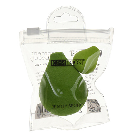 ЮНИLOOK Спонж для нанесения тональной основы в виде фруктов, 2 шт, ПУ, 5-5,5см/2-3см, 3 дизайна