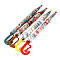 Зонт-трость, детский, металл, пластик, ПВХ, 50см, 8 спиц, 4 цвета, RST057A