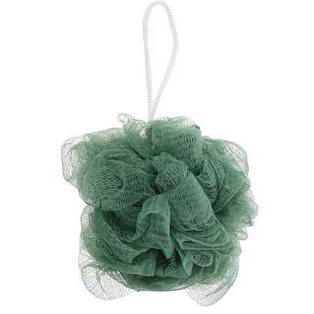 ЮL Мочалка шар роза с подвесом, полиэтилен, 40гр, 5-6 цветов, МС24-03