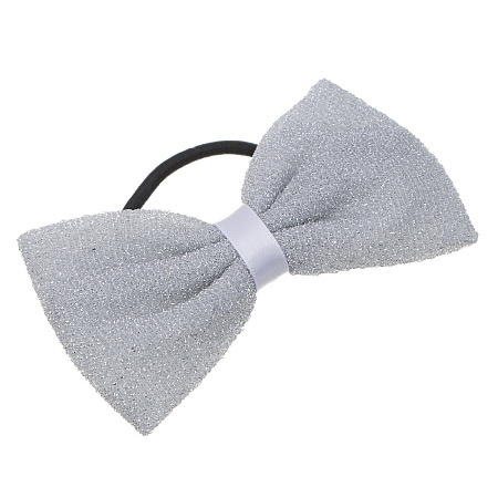 ЮНИLOOK Резинка для волос с бантиком, d5см, полиэстер, 4 цвета, ACS-133