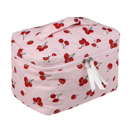 Косметичка - сундучок тм ЮL Cherry Blossom 23х14х14 см, полиэстер, 3 цвета