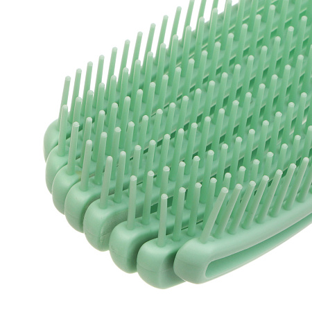 Расческа массажная веерная тм ЮНИLOOK, 23 см, пластик, 4 цвета