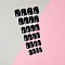ЮНИLOOK Набор накладных ногтей на клеевой основе, 24 пластины, 6-12 цветов