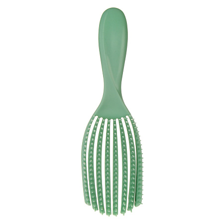 Расческа массажная веерная тм ЮНИLOOK, 23 см, пластик, 4 цвета