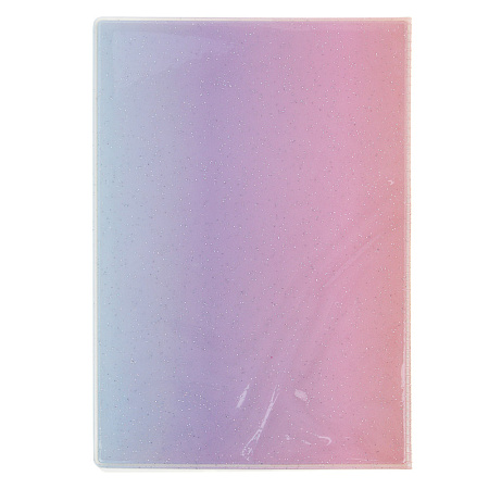 Обложка на паспорт тм ЮL с блестками, ПВХ, 13,6х9,5см, 6 дизайнов