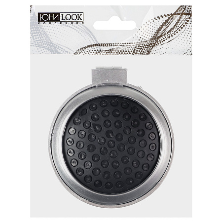 ЮНИLOOK Расческа складная с зеркалом Дорожная, пластик, 6,5см, 4 цвета, P-01