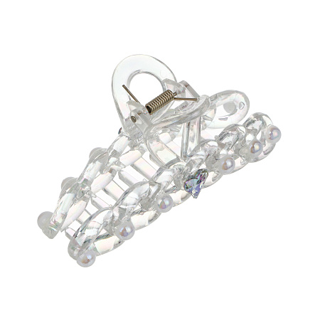 Краб для волос, тм ЮНИLOOK, 10-11см, пластик, 3 дизайна, #2