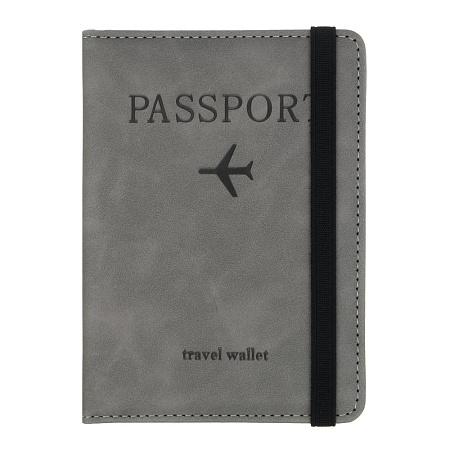 Обложка для документов  с удерживающей резинкой тм ЮL, ПУ, 15х11см, 6 цветов