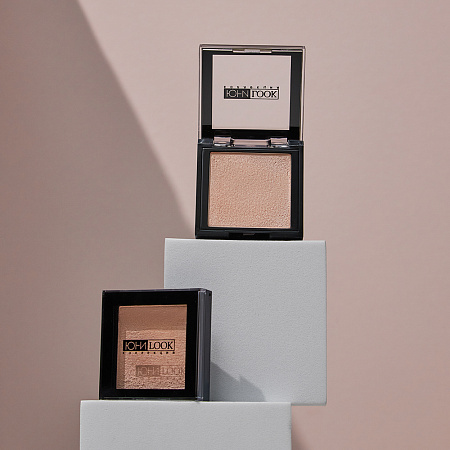 ЮНИLOOK Пудра сияющая фиксирующая, 7,2г, тон универсальный