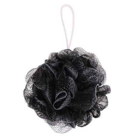 ЮL Мочалка шар роза с подвесом, полиэтилен, 40гр, 5-6 цветов, МС24-03