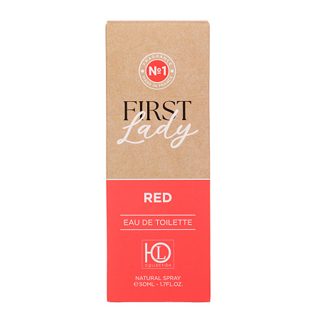 ЮL Туалетная вода женская First Lady Red, 50 мл