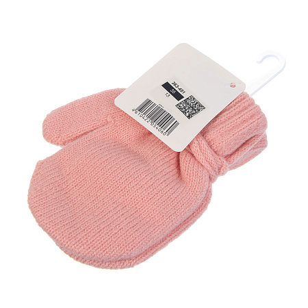 GALANTE Варежки детские на веревке, р.14, 55% акрил, 45% полиэстер, цвет в ас-те, ОЗ25-35