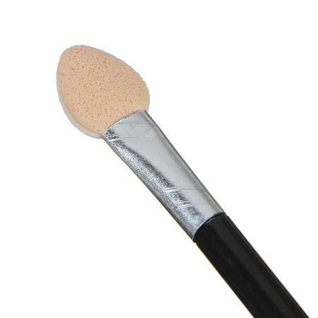 Аппликатор двухсторонний со спонжем и кистью 10 шт тм ЮНИLOOK , пластик, латекс, ворс нейлон, 7,5см