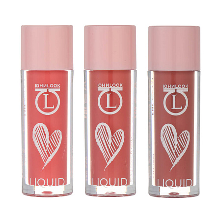 Румяна жидкие с комфортным широким аппликатором тм ЮНИLOOK , 4,8 гр