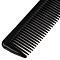 Расческа-гребень тм ЮНИLOOK, пластик, черный, 22x3см