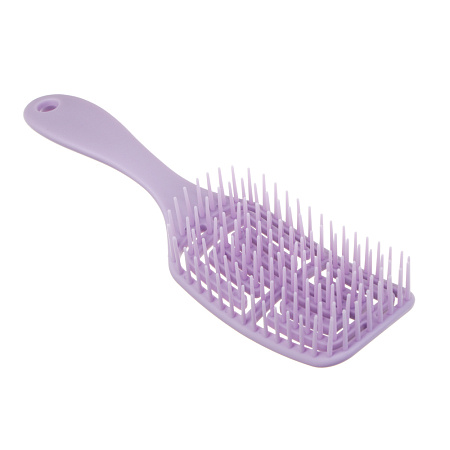 Расческа массажная, продувная тм ЮНИLOOK, пластик, 20,5x5,5см, 4 цвета