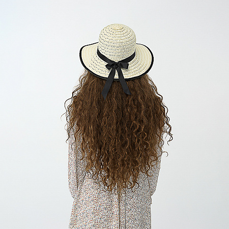 GALANTE Шляпка женская с контрастной окантовкой, р-р 56, 100% целлюлоза, 3 цвета