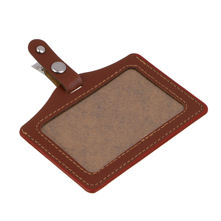 ЮL Чехол для пропуска с металлическим зажимом, ПВХ, 7,8х10,2см, 3 цвета