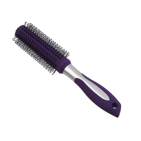 ЮНИLOOK Расческа-брашинг, пластик, силикон, 23,5см, 2 цвета