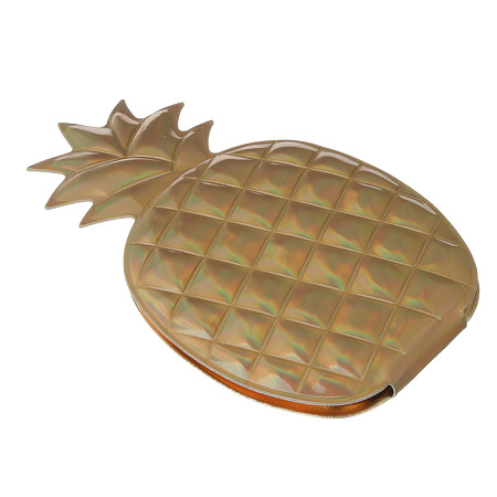 ЮНИLOOK Зеркало карманное, ПВХ, стекло, 6,4х5,8см, 4 цвета