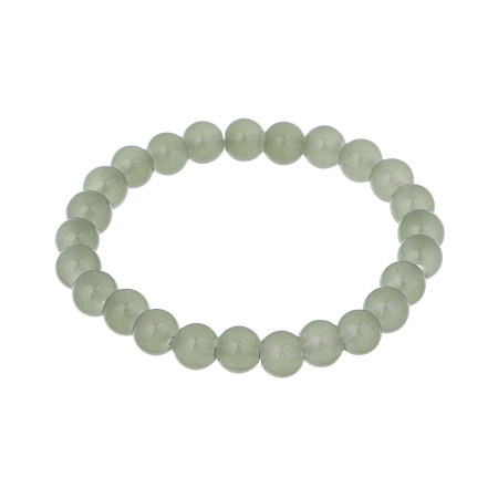 ЮНИLOOK Браслет кошачий глаз, d7см, d бусин 0,8мм, 6 цветов, стекло, #1