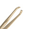 Пинцет прямой тм ЮНИLOOK  ULTRA, сталь, 9 см, цвет золото