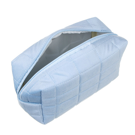 ЮL Косметичка велюровая Мадмуазель, полиэстер, 18х12,5х7,5см, 3 цвета