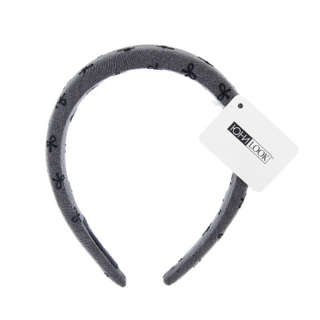 ЮНИLOOK Ободок для волос, 3см, полиэстер, пластик, 2 цвета, ACS25-17