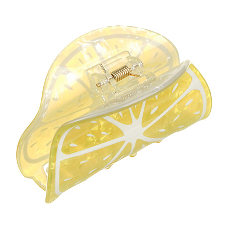 ЮНИLOOK Краб для волос, акрил, 8-9см, 4 дизайна