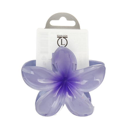 Краб для волос Ботаника, тм ЮНИLOOK, пластик, 8 см, 4 цвета