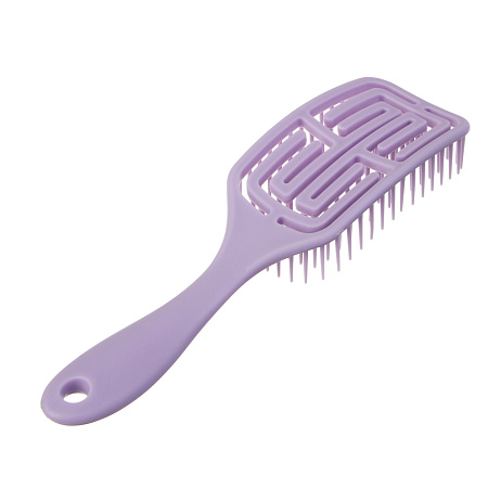 ЮНИLOOK Расческа массажная продувная, пластик, 20,5x5,5см, розовый, МП-2