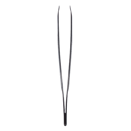 Пинцет для бровей скошенный тм ЮНИLOOK, хром, металл, 8,7см