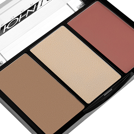 ЮНИLOOK Набор для контуринга 3 в 1, 11гр, Тон 02