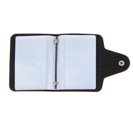 Визитница-картхолдер тм ЮL на 26 карт на кнопке, ПУ, 10,2х7,5х1,5см, 2 дизайна