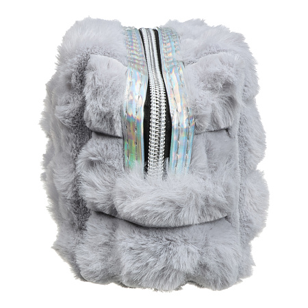 ЮL Косметичка из искусственного меха Флаффи, 100% ПЭ, 18х10х7см, 2 цвета