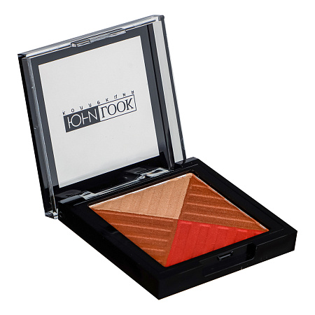 ЮНИLOOK Румяна многоцветные сияющие, 6 гр, 2 тона