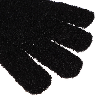 Мочалка перчатка тм ЮL с отшелушивающим эффектом, полиэстер, 18см, 5 цветов, МС24-06