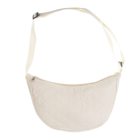 Сумка стеганая на молнии с длинным ремнем ЮL Фридом, 34x21x12 см, полиэстер, 2-3 цвета