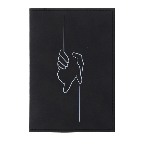 ЮL Обложка для паспорта, ПУ, 14х10см, 6 дизайнов